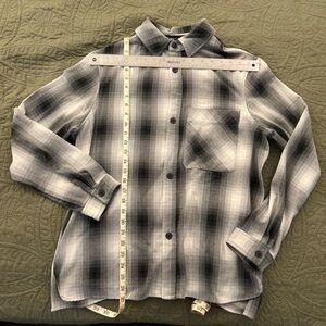 Zara Gray Plaid Shirt